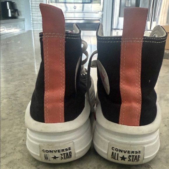 Converse Black and White High-Top Sneakers - Picture 3 of 5